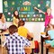 Boho Classroom Bulletin Board Decor Set of 56, Classroom Door Decor, Our Class is a Family Picture Bulletin Board Decoration, Back to School Decorations Teacher Must Haves (Bright)